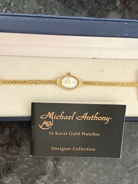 Vintage Michael Anthony 14K Solid Gold Women’s Watch